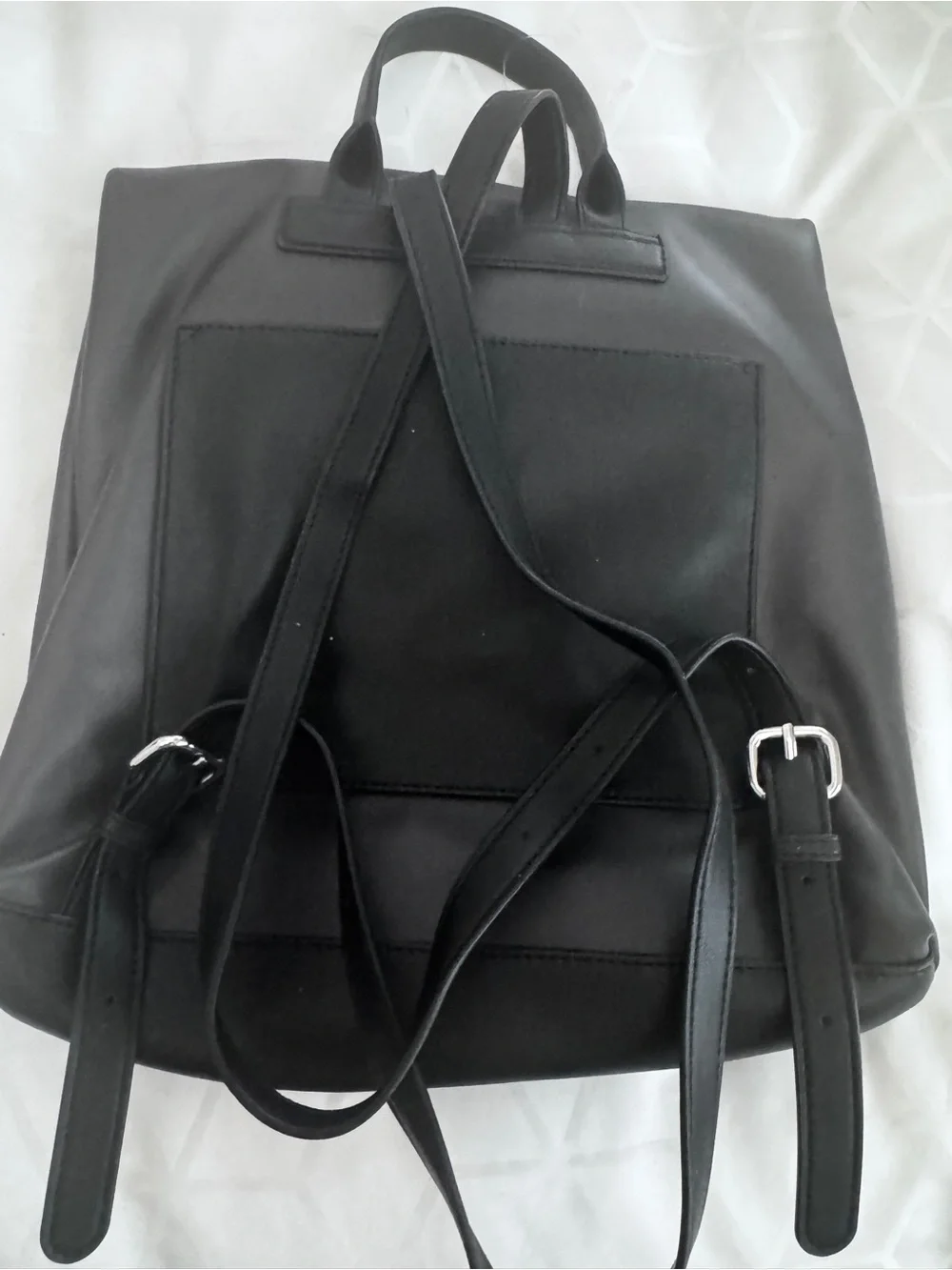 NWT Dkny Tilly Graffiti Fold Over Backpack Tote Purse MSRP $168
